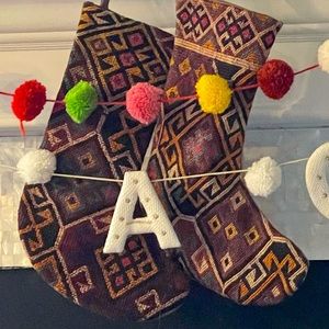 Stockings made out of vintage rugs